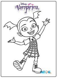 Vampirina Disegni da colorare cartoni animati