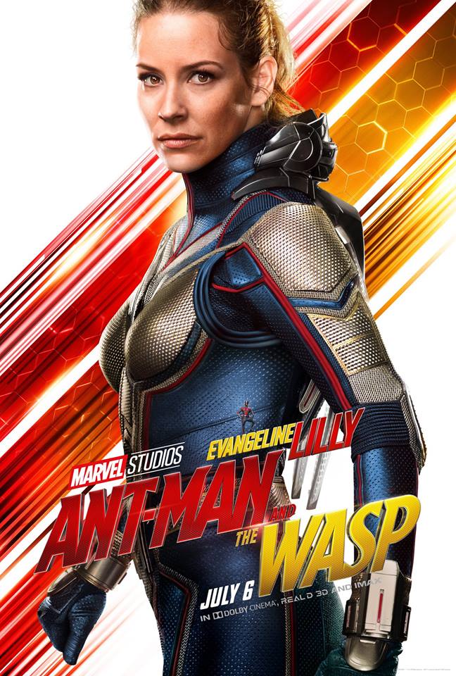 Ant-Man and the Wasp attori film Marvel 2018 Evangeline Lilly in Hope van Dyne / Wasp