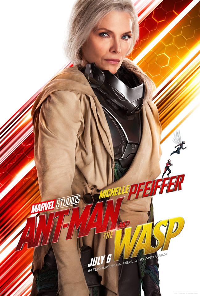 Ant-Man and the Wasp attori film Marvel 2018 Michelle Pfeiffer in Janet van Dyne / Wasp