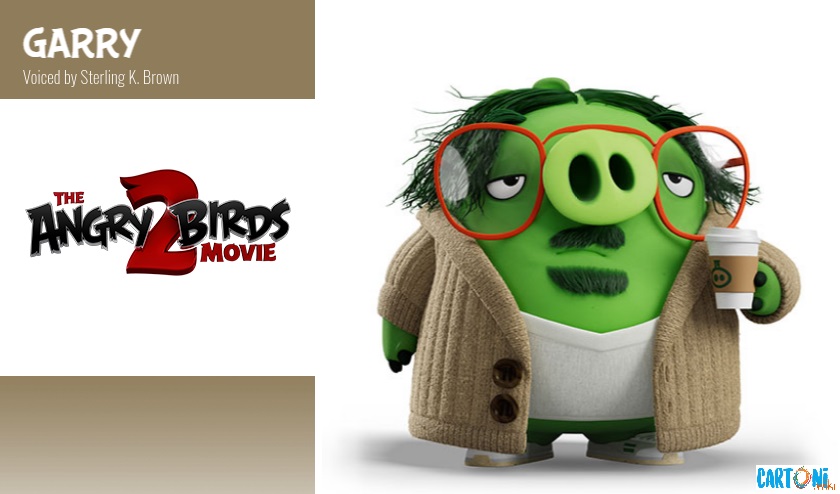 Garry voce originale di Sterling K. Brown - Angry birds 2 il film Amici nemici per sempre - 2 the movie Characters Personaggi - film di animazione 2019 Sony animation pictures