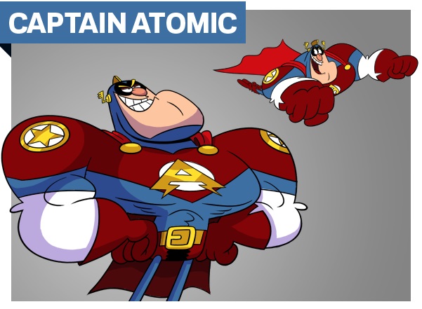 Atomic puppet Characters Joey Felt png personaggi cartoni animati super eroe k2 Disney Xd