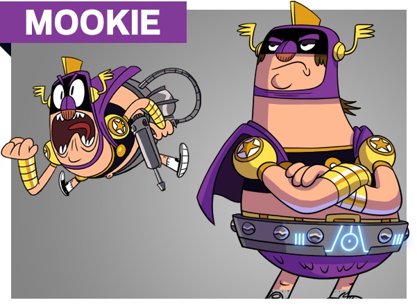 Atomic puppet Characters Mookie  png personaggi cartoni animati super eroe k2 Disney Xd