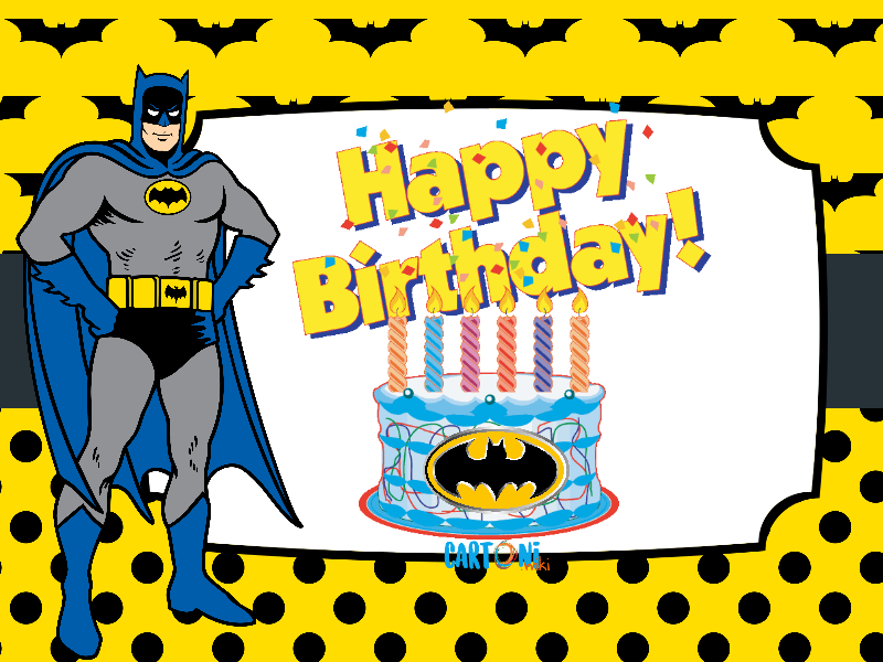 Happy birthday by Batman