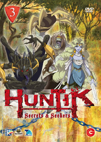 Huntik copertina dvd n. 3 prima stagione episodi serie 1