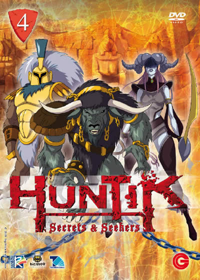 Huntik copertine dvd n. 4 epsiodi prima serie stagione 1