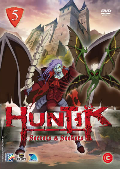 Huntik copertina dvd n. 5 episodi prima serie stagione 1