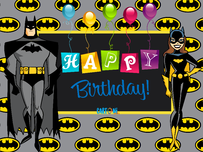 Happy Birthday Batman Clip Art