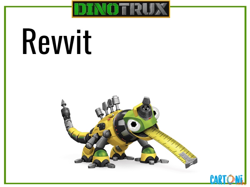 Dinotrux Revvit characters cartoni animati personaggi canali tv bambini netflix super 