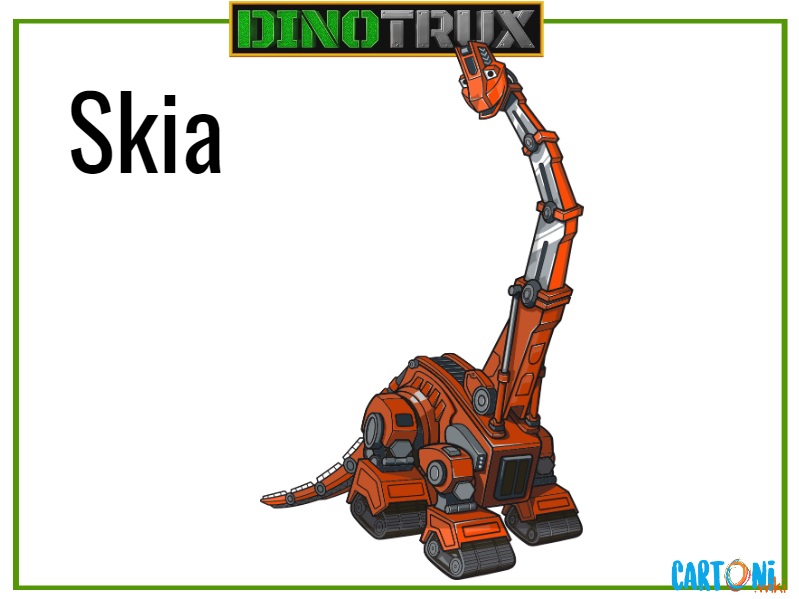 Dinotrux Skia characters cartoni animati personaggi canali tv bambini netflix super 