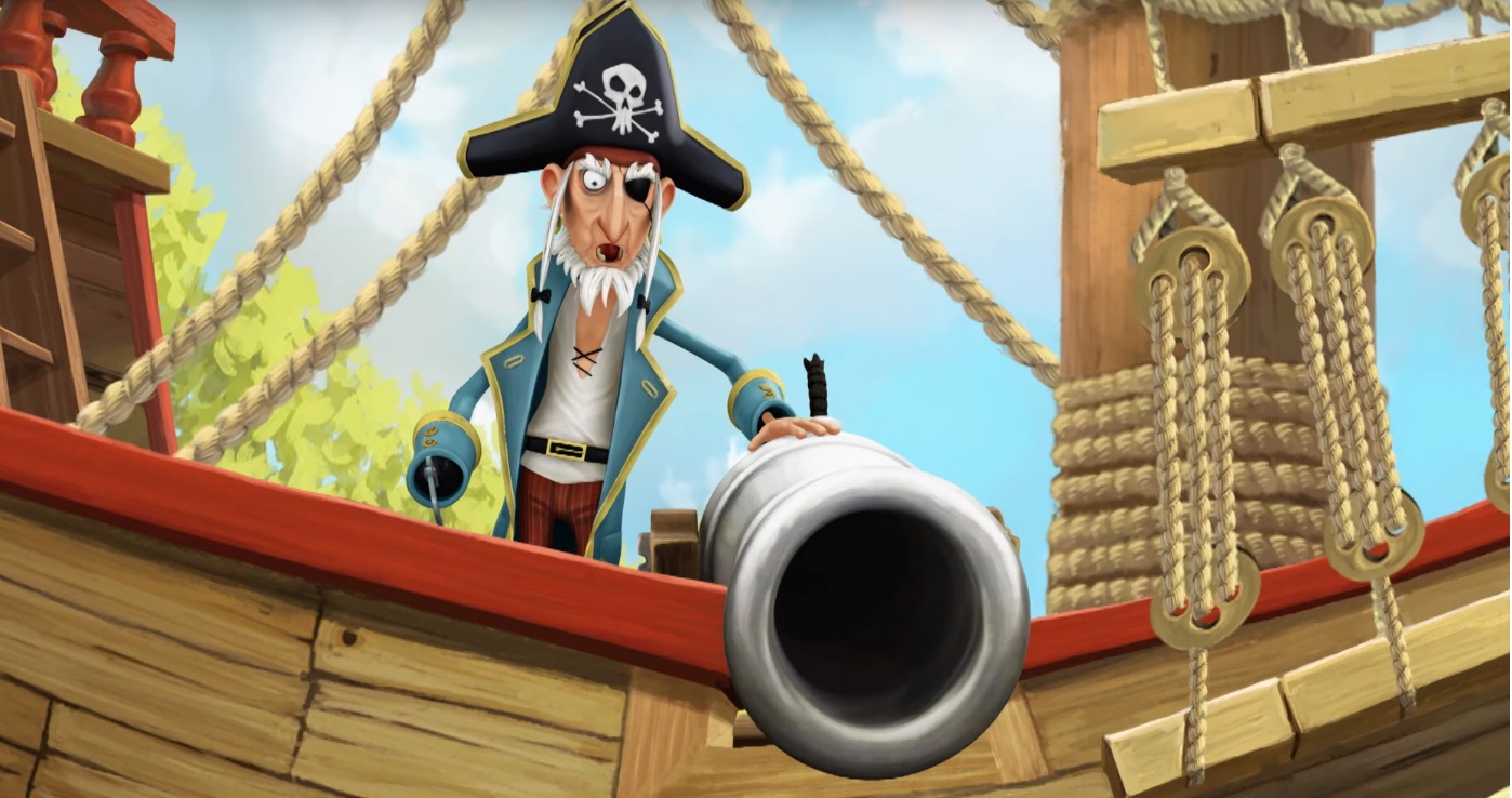 I pirati della porta accanto cartoni animati - the pirate the next door - rai gulp