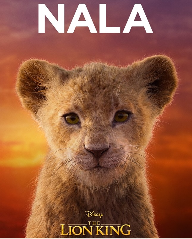 Il re leone film Disney 2019 - personaggi Nala Cucciola