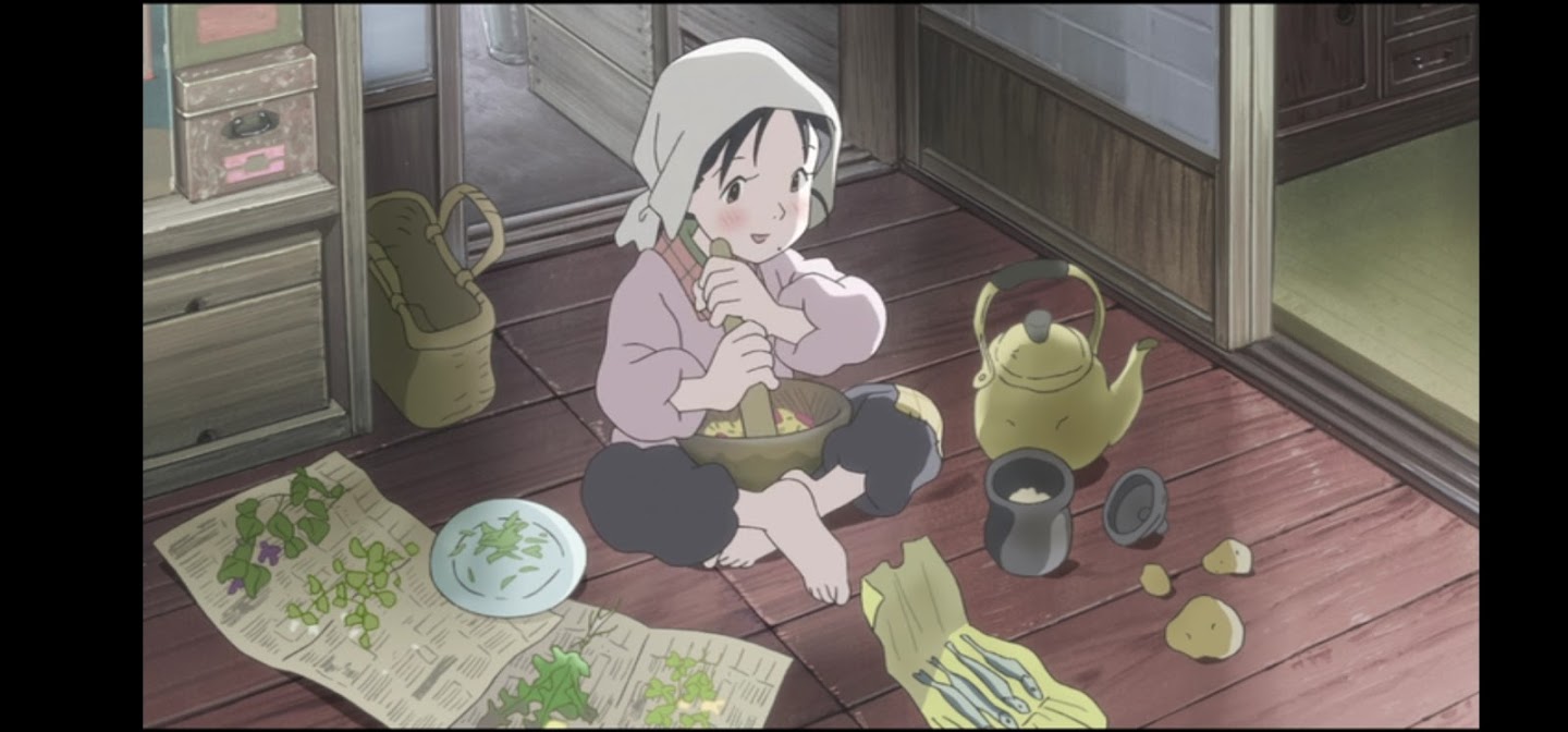 In questo angolo di mondo - Kono sekai no katasumi ni - film di animazione giapponese 2016 - anime -  Suzu cucina
