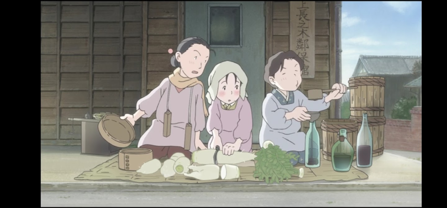 In questo angolo di mondo - Kono sekai no katasumi ni - film di animazione giapponese 2016 - anime -  Razionamento cibo
