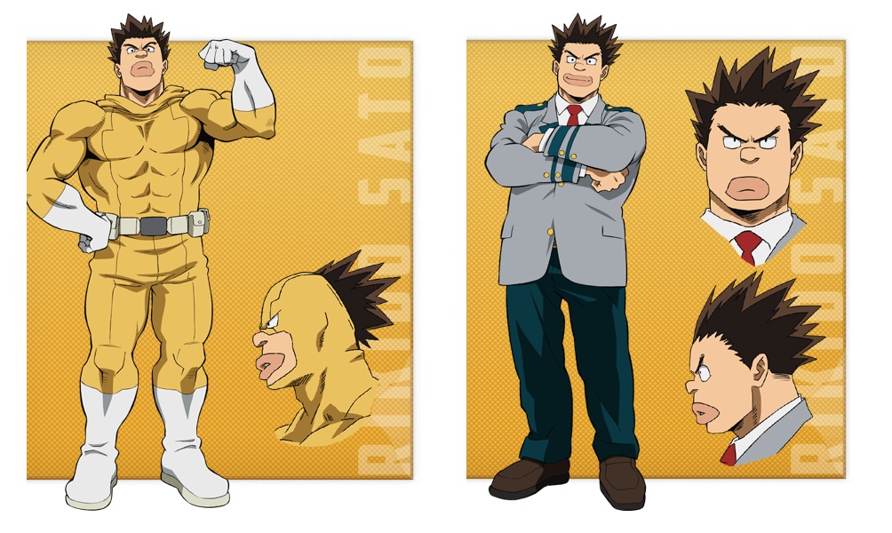 My Hero Academia personaggi - Rikido Sato - Anime - Italia 2 - Costume - Quirk - Hero - personaggio - characters