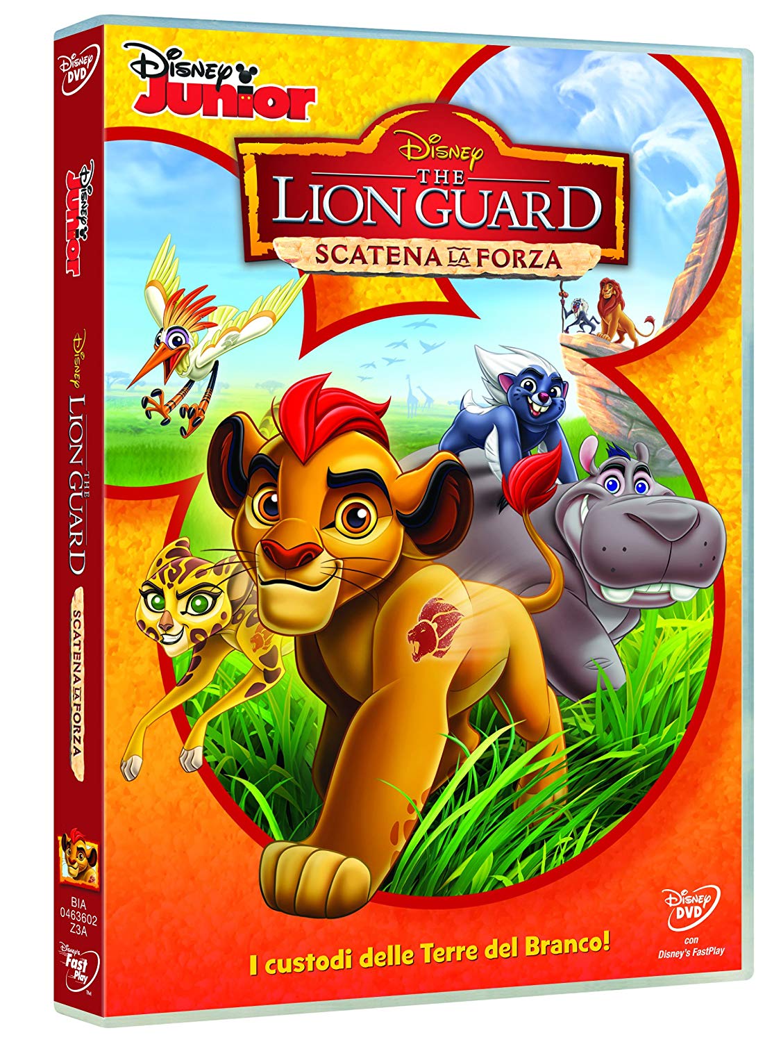 The Lion Guard DVD scatena la forza - cartoni animati home video