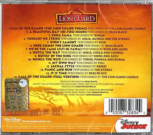 The Lion Guard music cd cover - elenco canzoni - track list cartoni animati home video - canzoni the lion guard - musica the lion guard - the lion guard soundtrack - colonna sonora