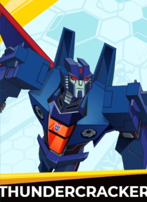 Thundercracker - Transformers cybergverse personaggi robot cartonio animati k2 