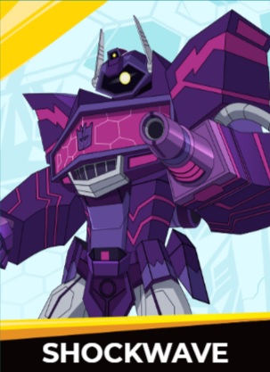 Shockwawe - Transformers cybergverse personaggi robot cartonio animati k2 