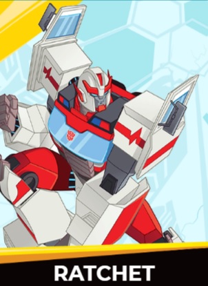Ratchet - Transformers cybergverse personaggi robot cartonio animati k2 