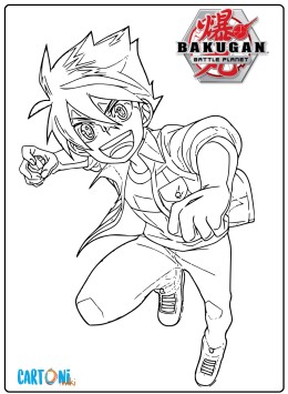 Bakugan Battle Planet disegni da colorare Cartoni animati