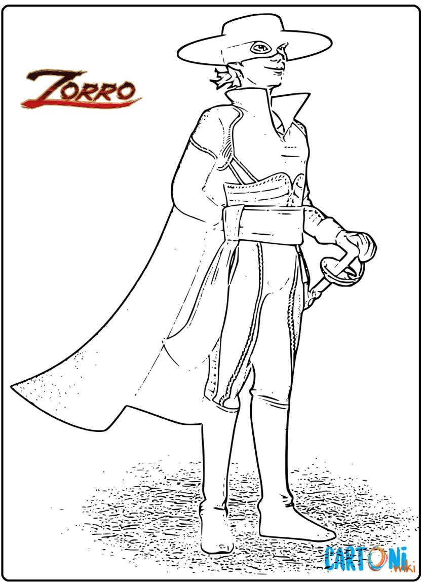 Zorro Coloring Pages Coloring Pages