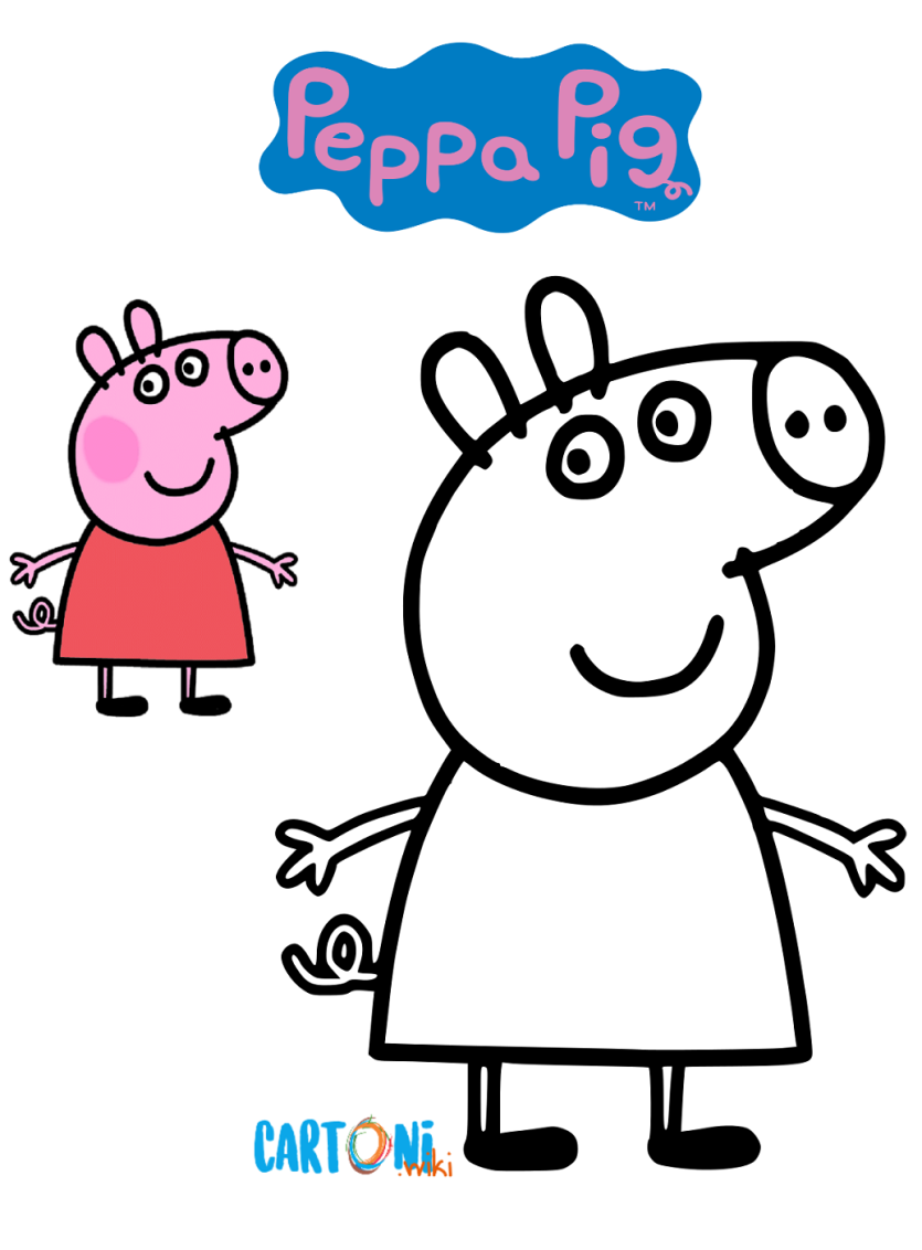 Peppa Pig Disegni Da Colorare Cartoni Animati