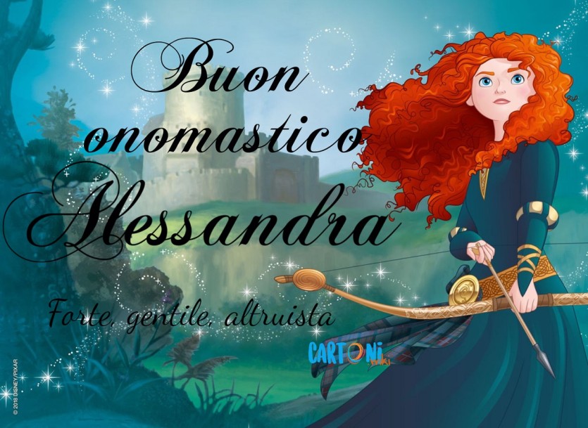 Alessandra Buon Onomastico Cartoni Animati