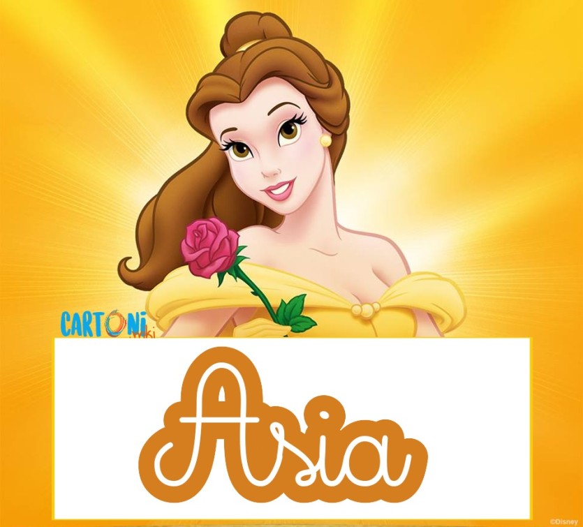 Asia Etichette Disney La Bella E La Bestia Cartoni Animati