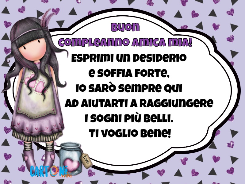 Buon compleanno amica mia - Cartoni animati