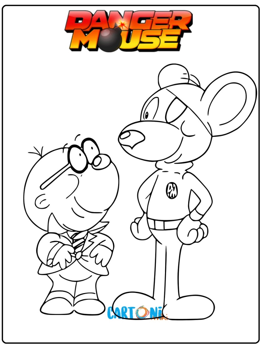 Danger Mouse coloring pages Cartoni animati