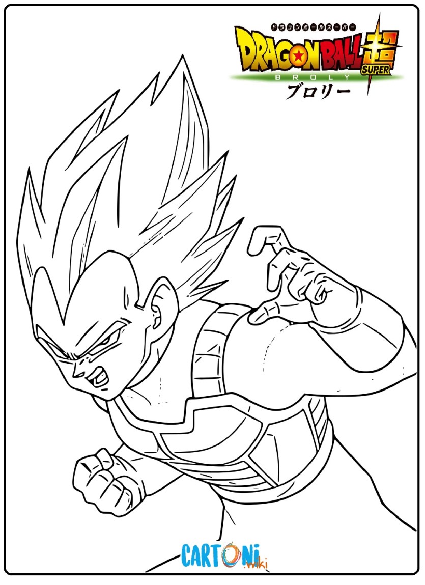 Dragon Ball Super Broly coloring pages - Cartoni animati