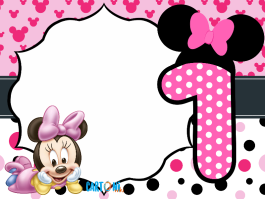 Invito Minnie Festa Di Compleanno Cartoni Animati