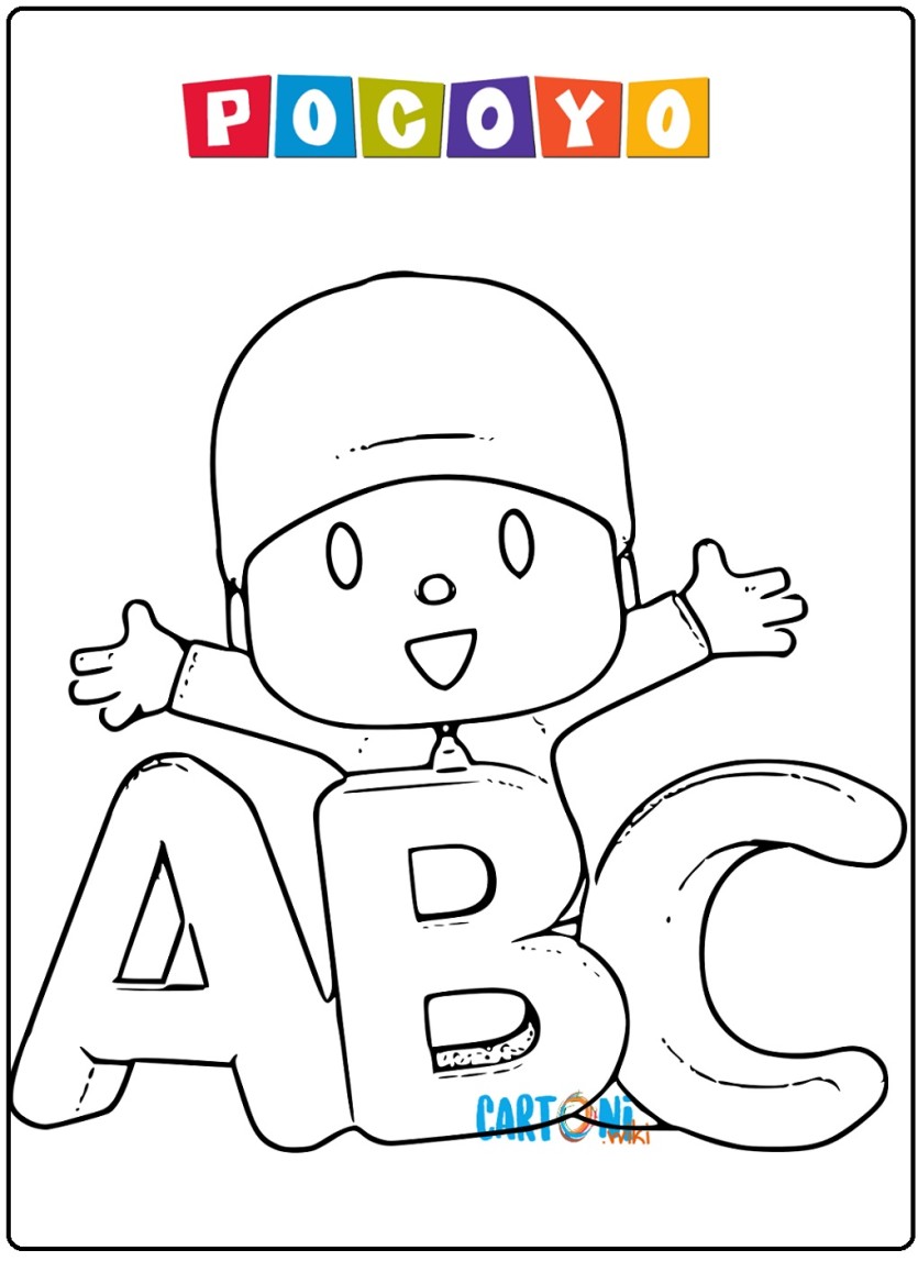 Pocoyo coloring page Cartoni animati