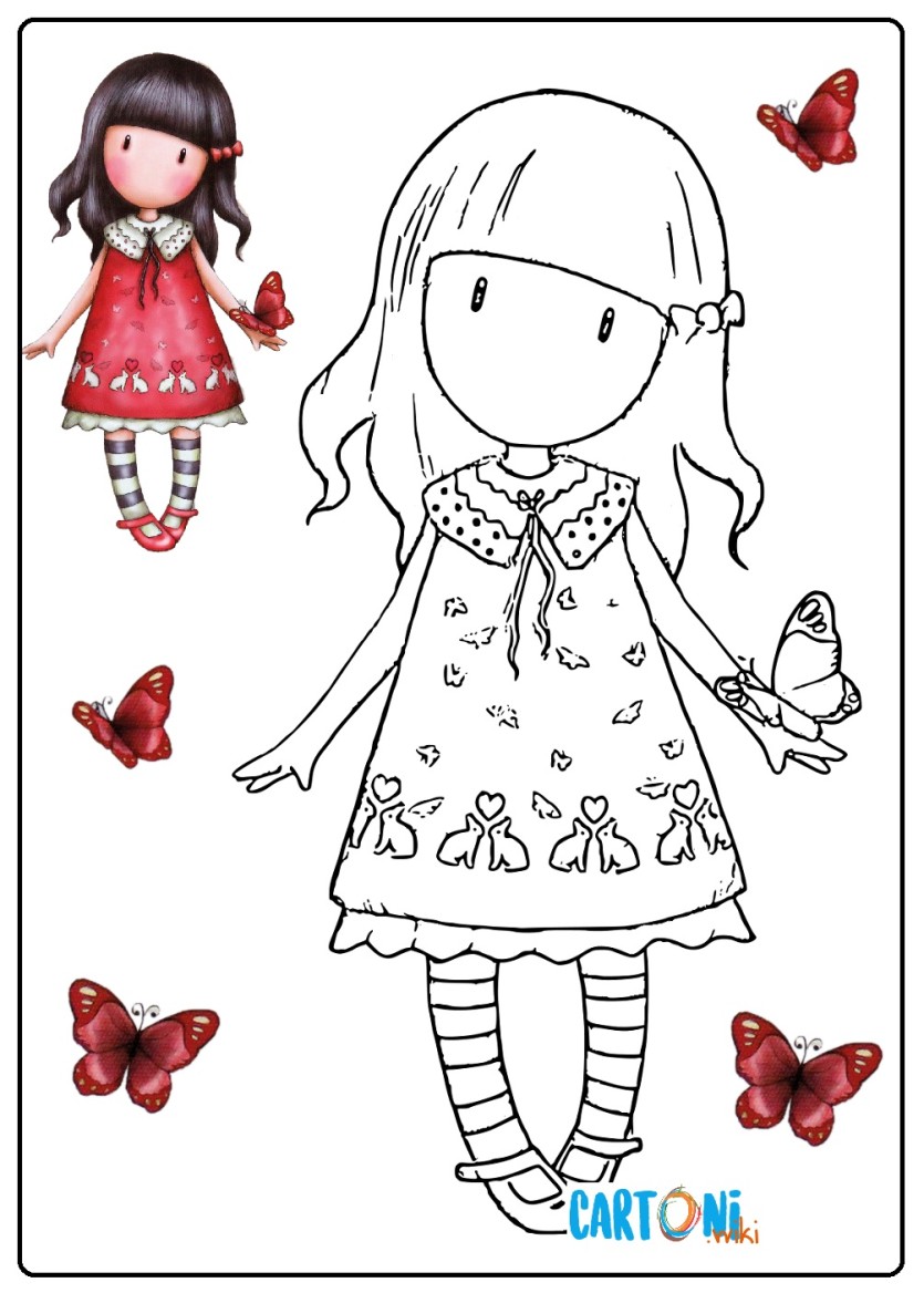 Santoro Gorjuss Coloring Pages Cartoni Animati 6987