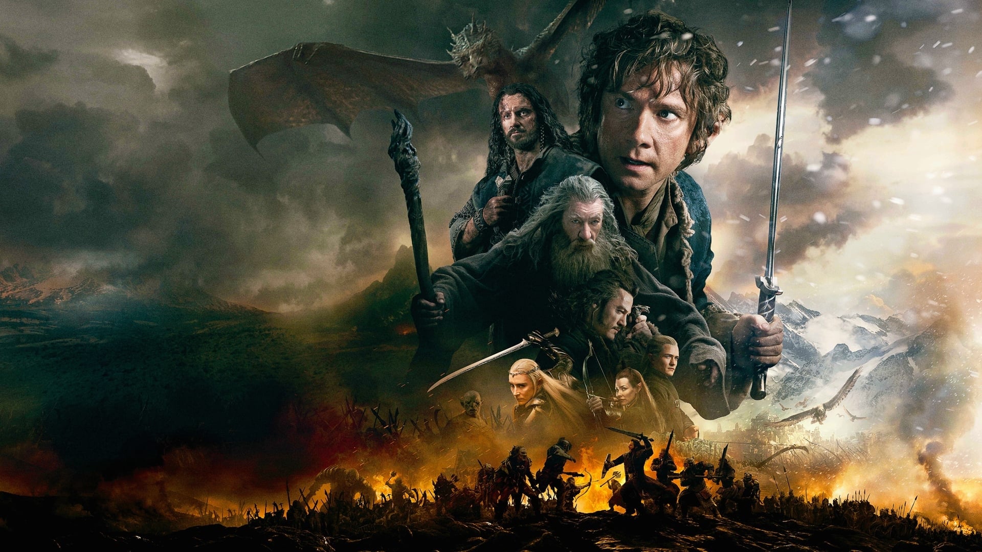 Immagine Lo Hobbit: La battaglia delle cinque armate - Poster - Sfondi