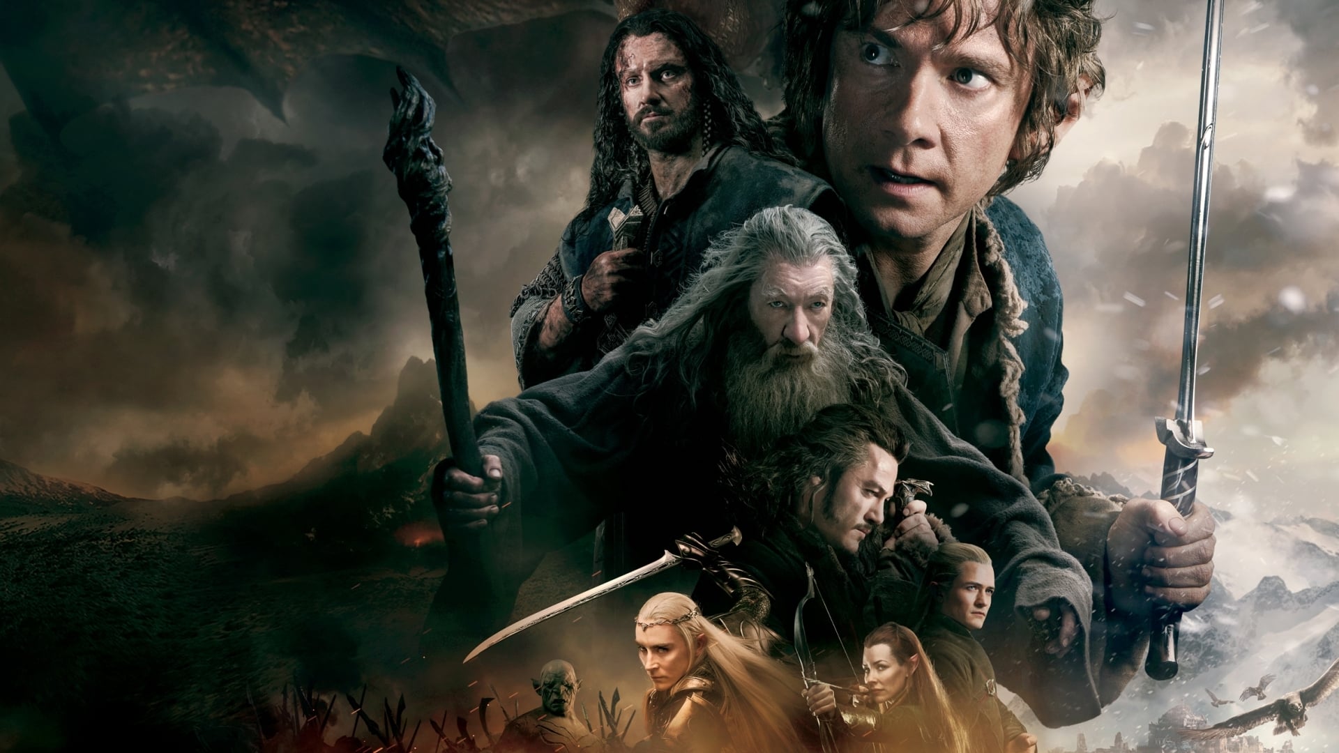 Immagine Lo Hobbit: La battaglia delle cinque armate - Poster - Sfondi