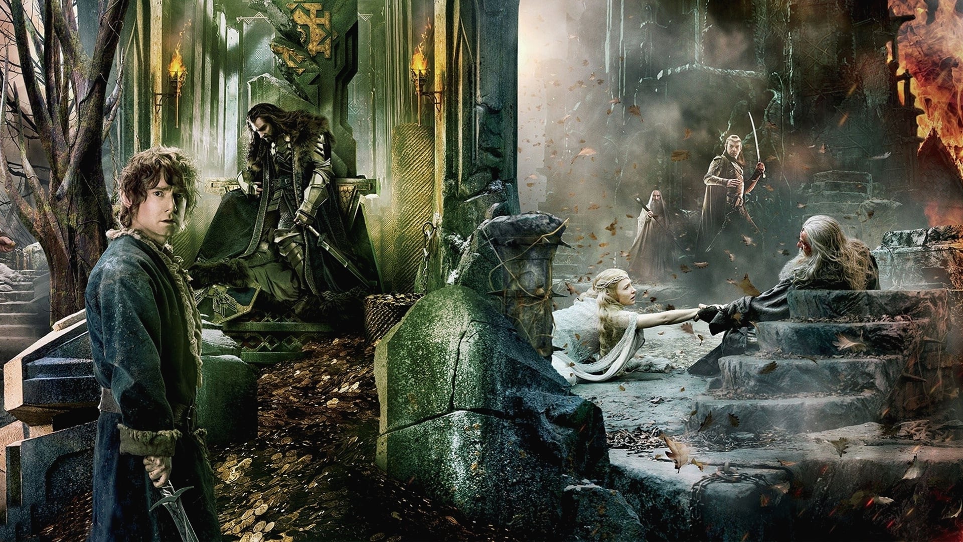 Immagine Lo Hobbit: La battaglia delle cinque armate - Poster - Sfondi