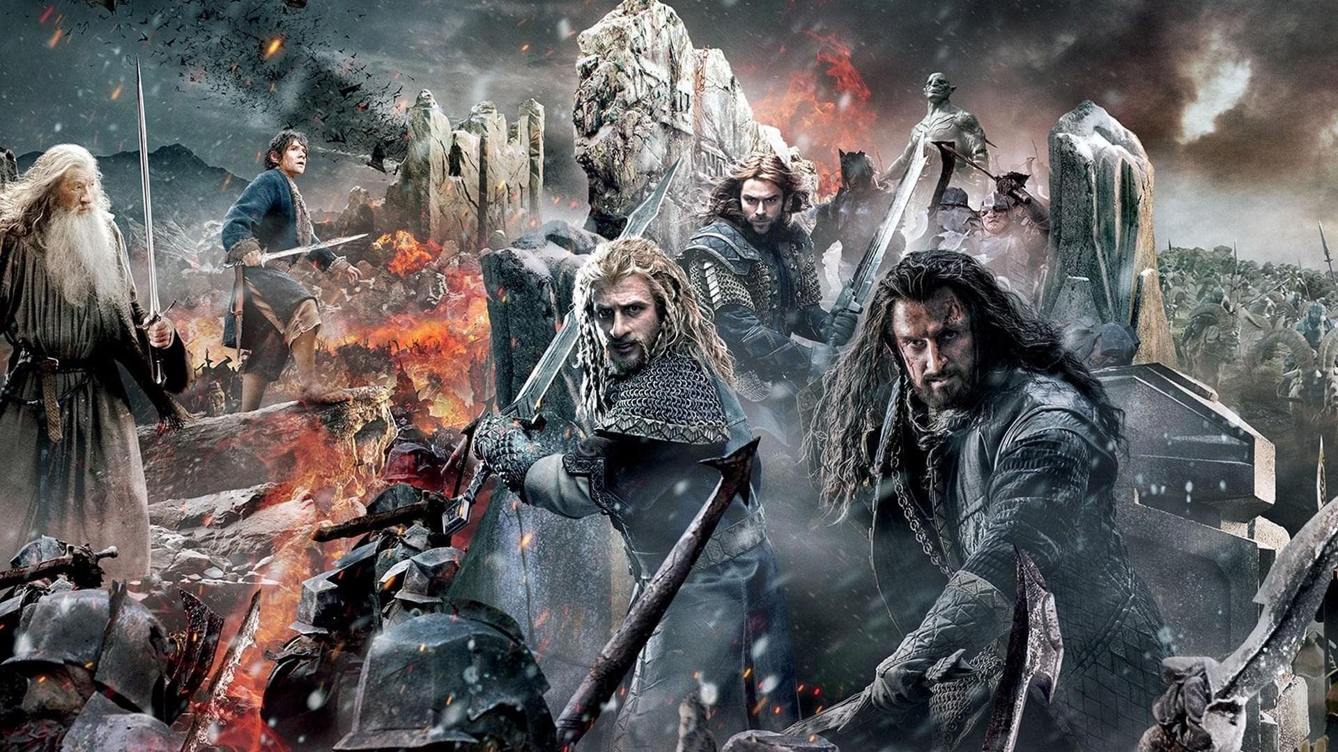 Immagine Lo Hobbit: La battaglia delle cinque armate - Poster - Sfondi