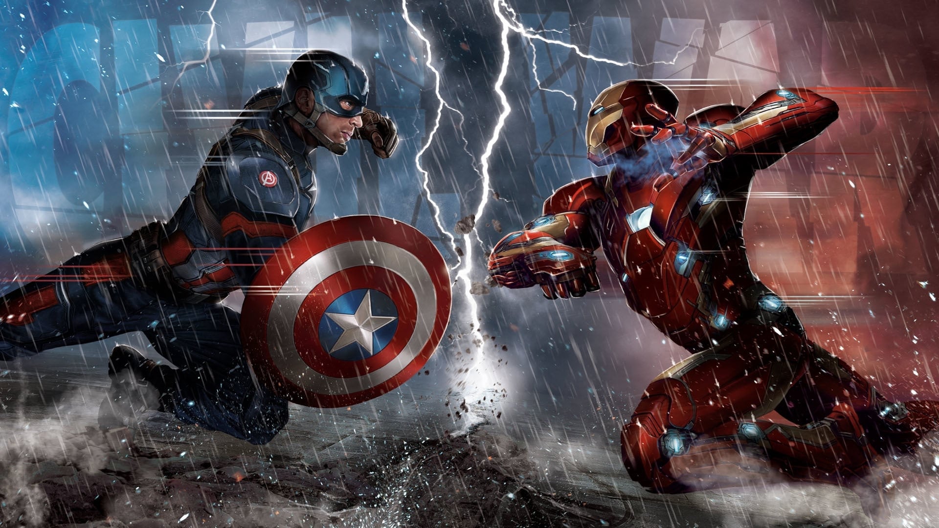 Immagine Captain America: Civil War - Poster - Sfondi