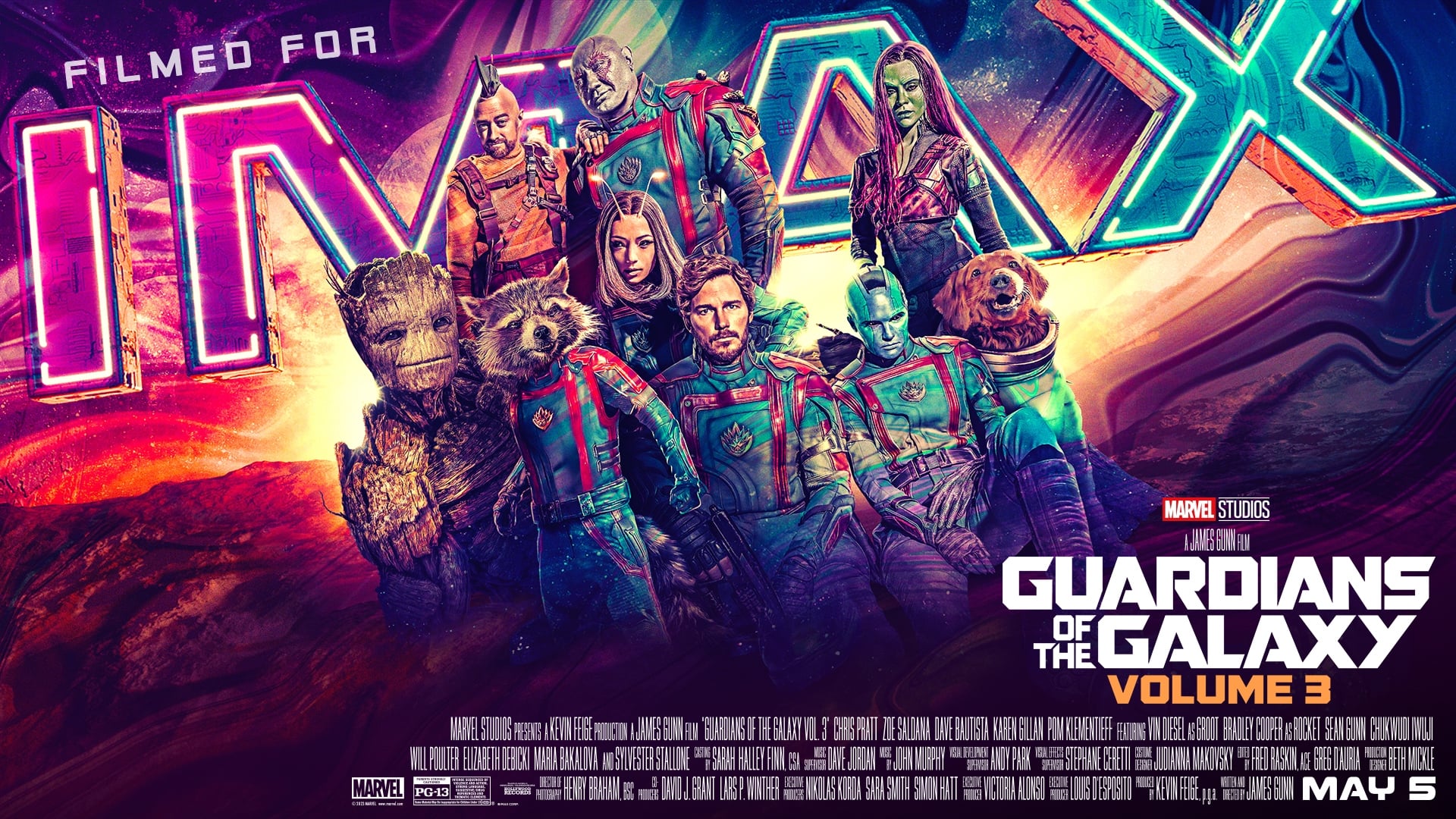Immagine Guardiani della Galassia: Volume 3 - Poster - Sfondi