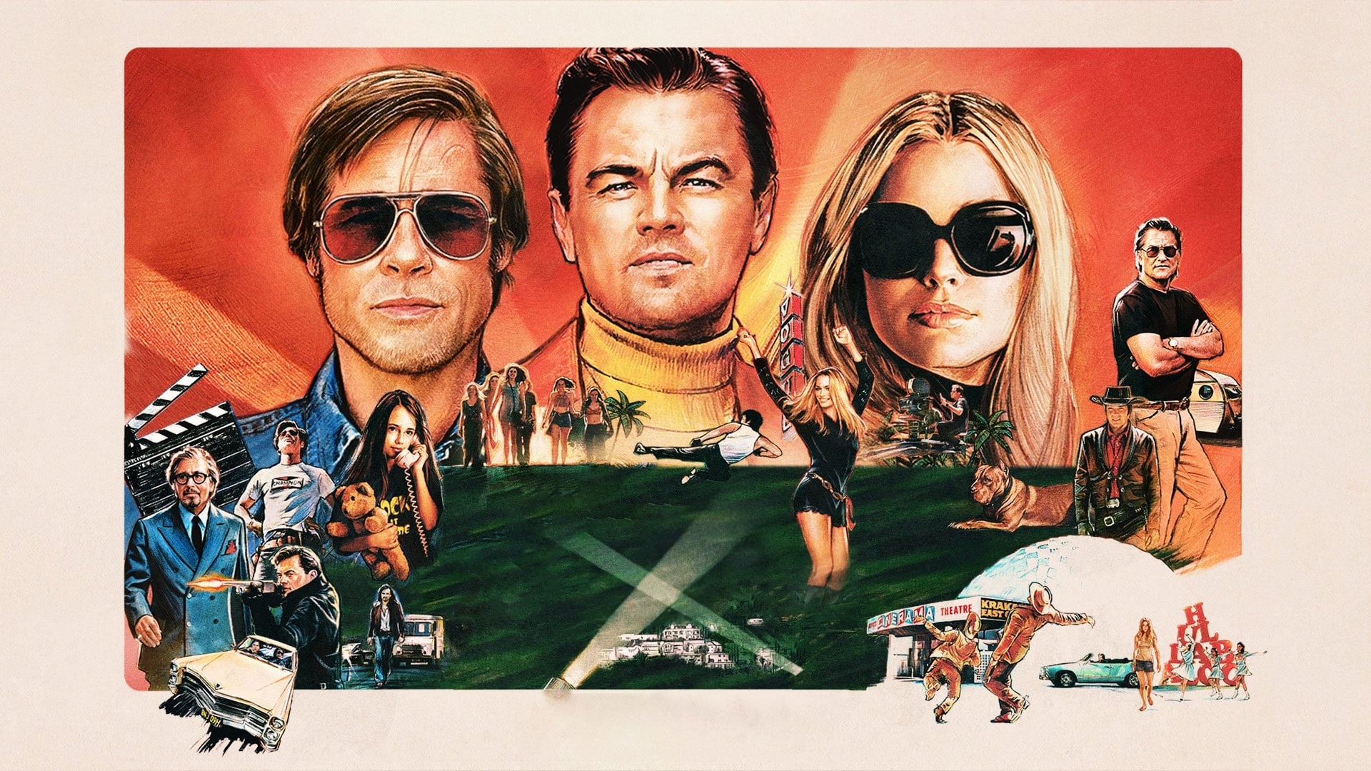 Immagine C'era una volta a… Hollywood - Poster - Sfondi