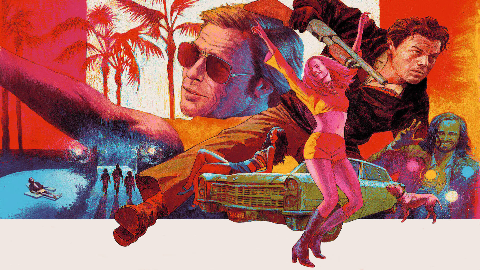 Immagine C'era una volta a… Hollywood - Poster - Sfondi