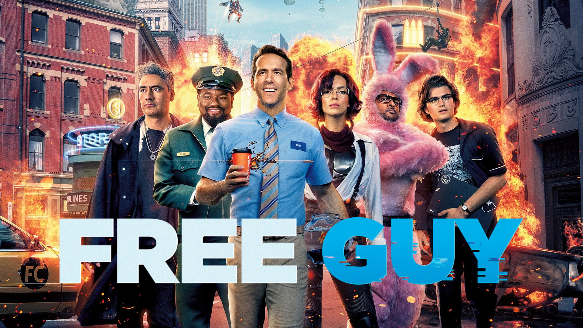 Immagine Free Guy - Eroe per gioco - Poster - Sfondi