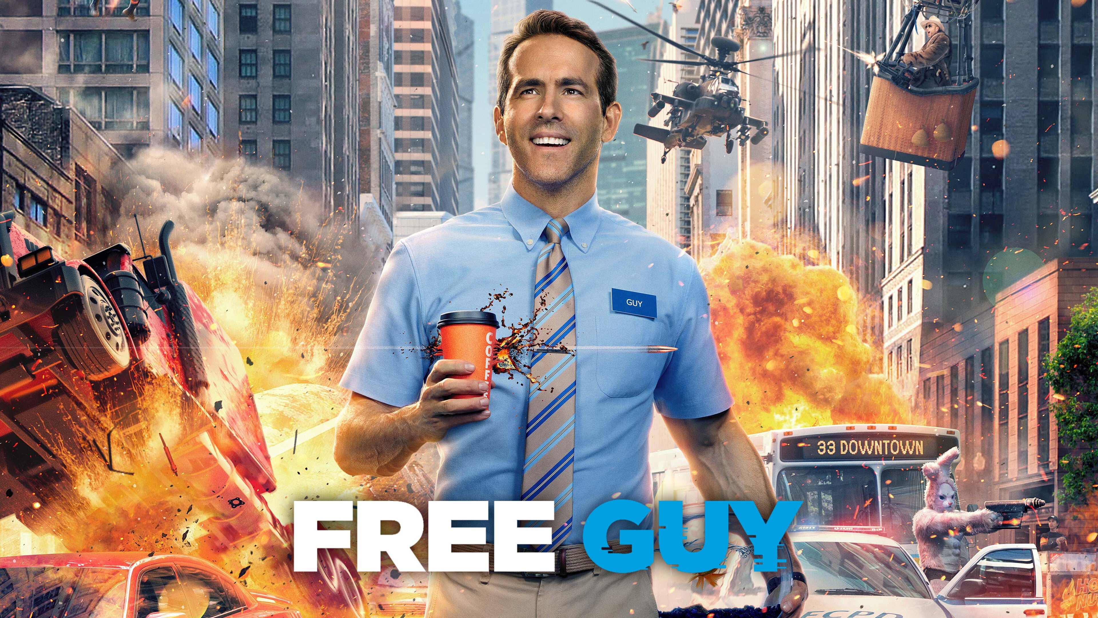 Immagine Free Guy - Eroe per gioco - Poster - Sfondi