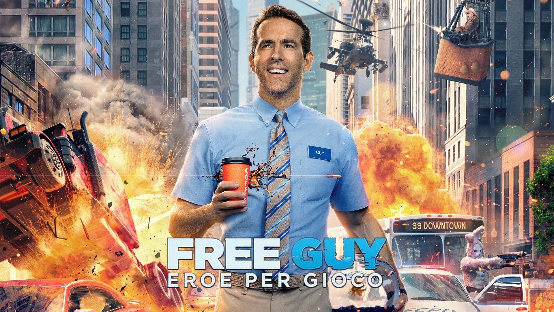 Immagine Free Guy - Eroe per gioco - Poster - Sfondi