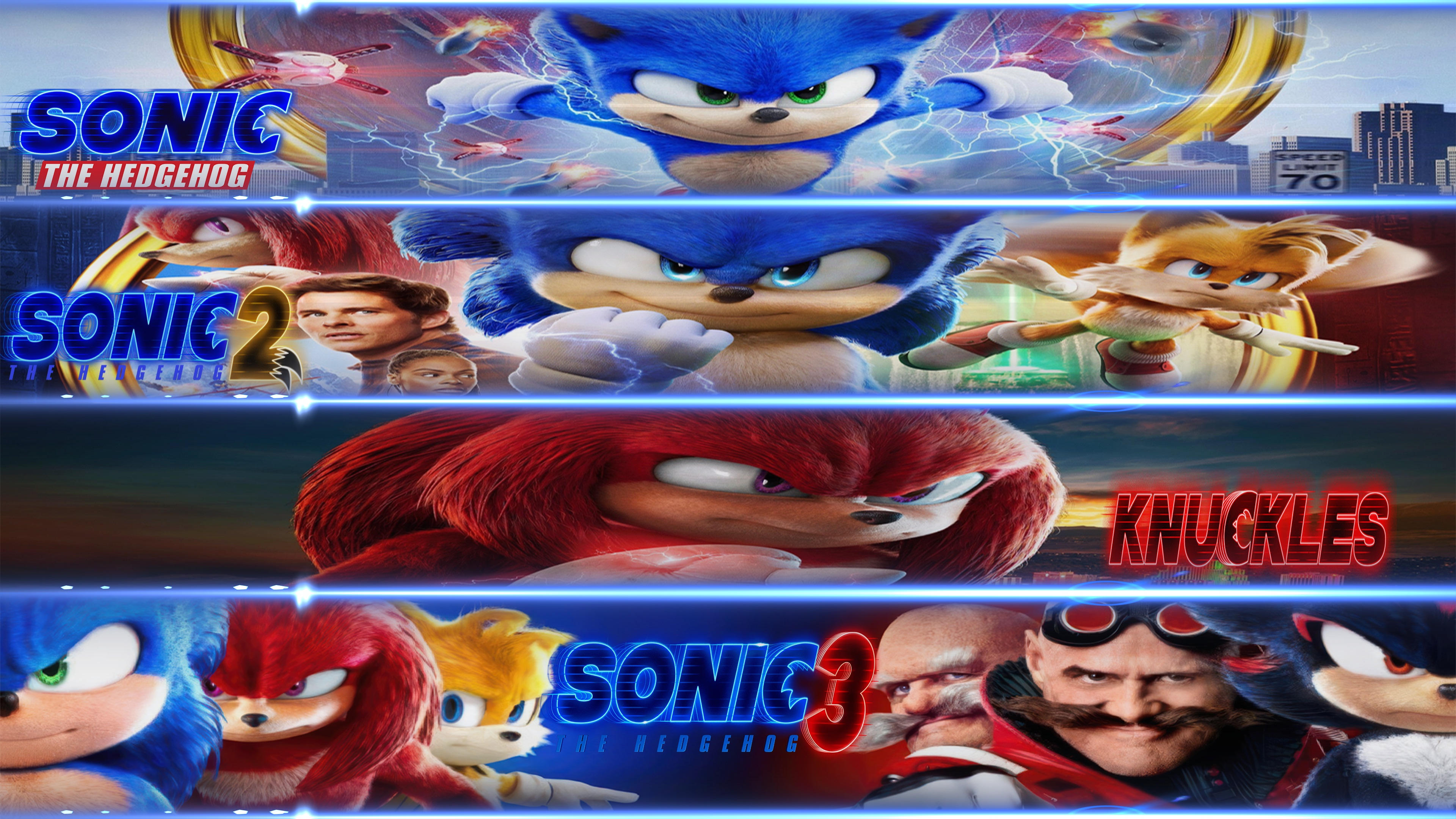 Immagine Sonic 3 - Il film - Poster - Sfondi