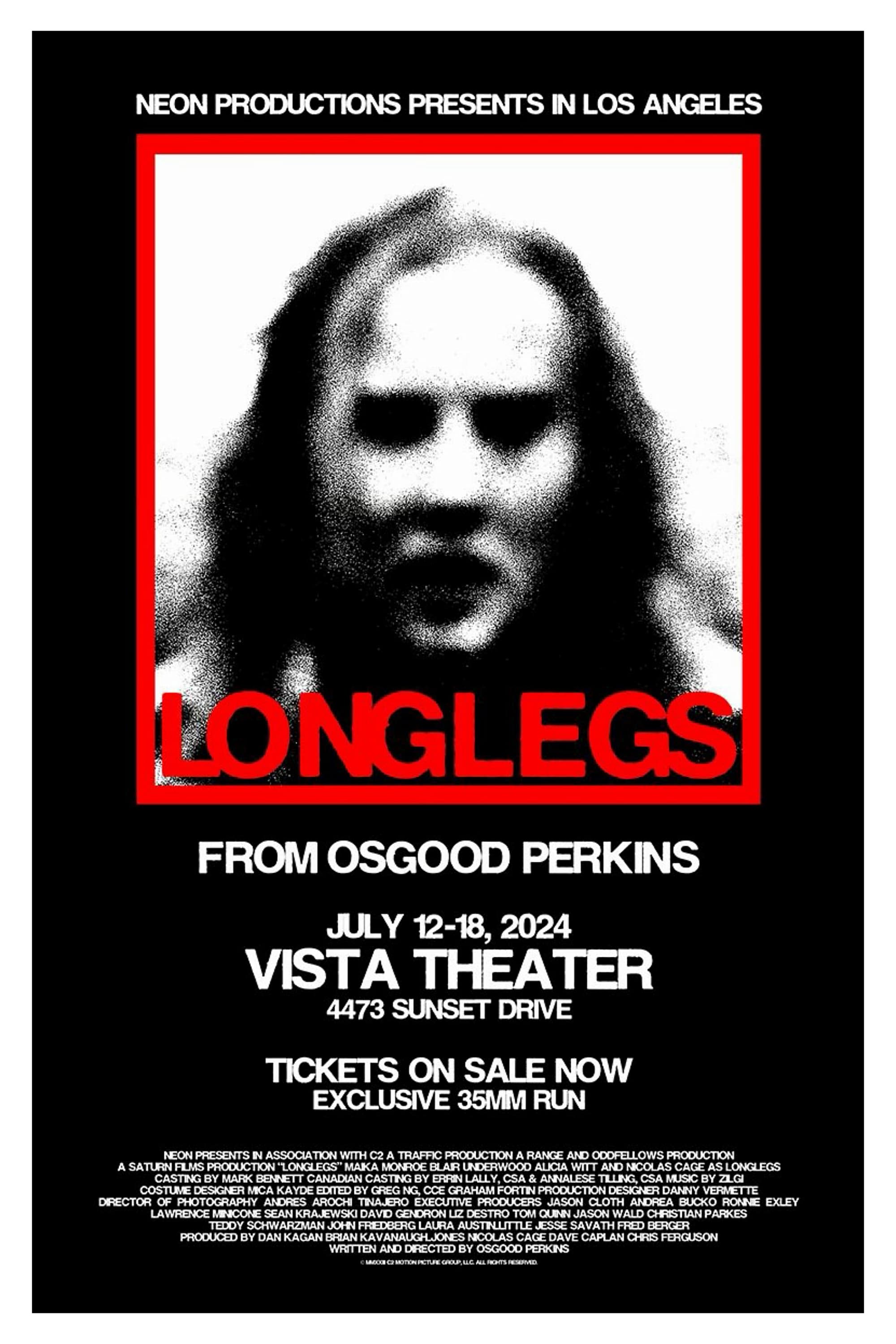 Immagine Longlegs - Poster - Sfondi