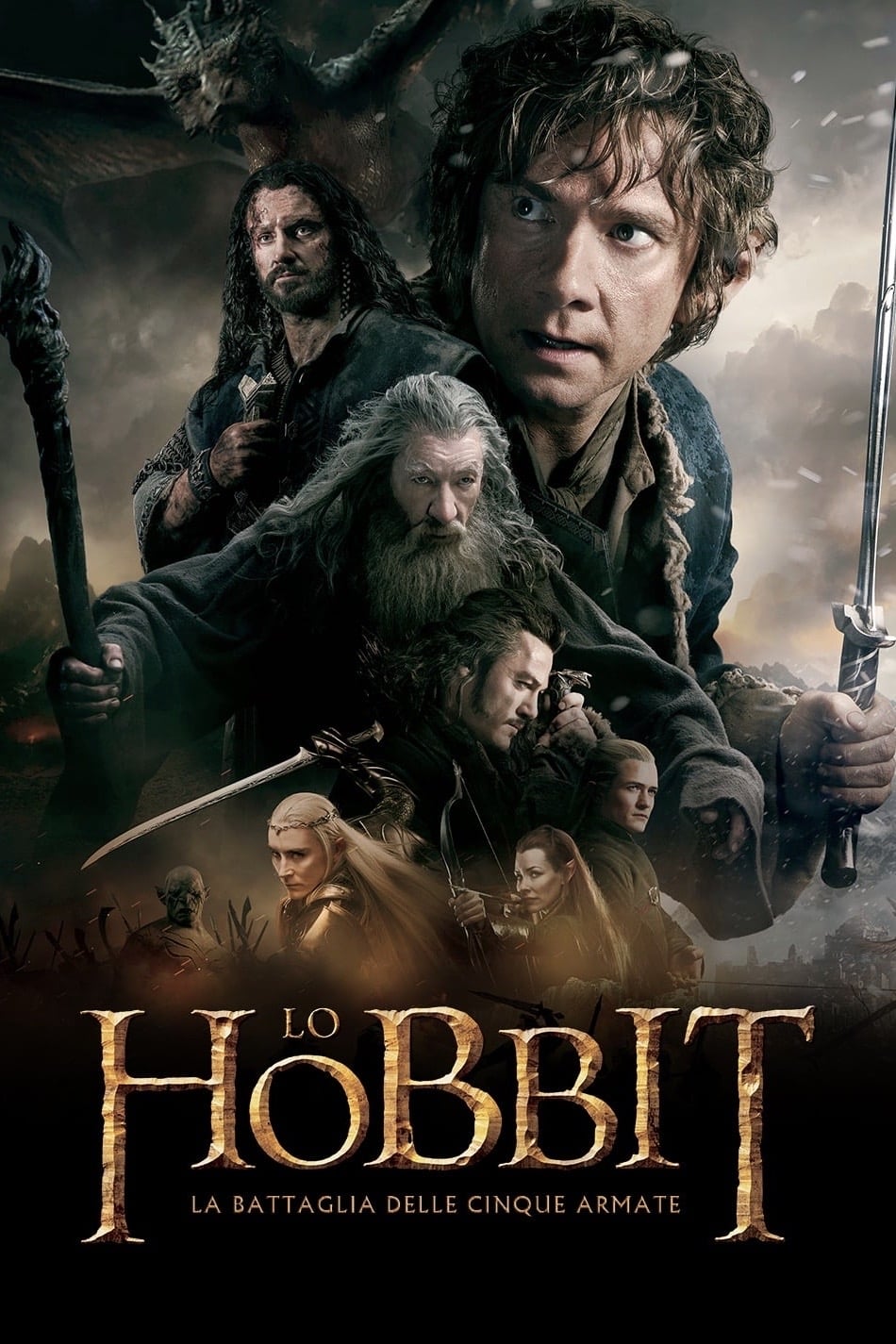 Immagine Lo Hobbit: La battaglia delle cinque armate - Poster - Sfondi