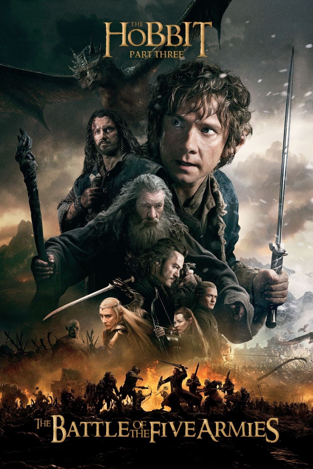 Immagine Lo Hobbit: La battaglia delle cinque armate - Poster - Sfondi