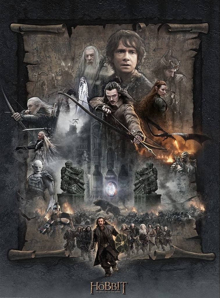 Immagine Lo Hobbit: La battaglia delle cinque armate - Poster - Sfondi